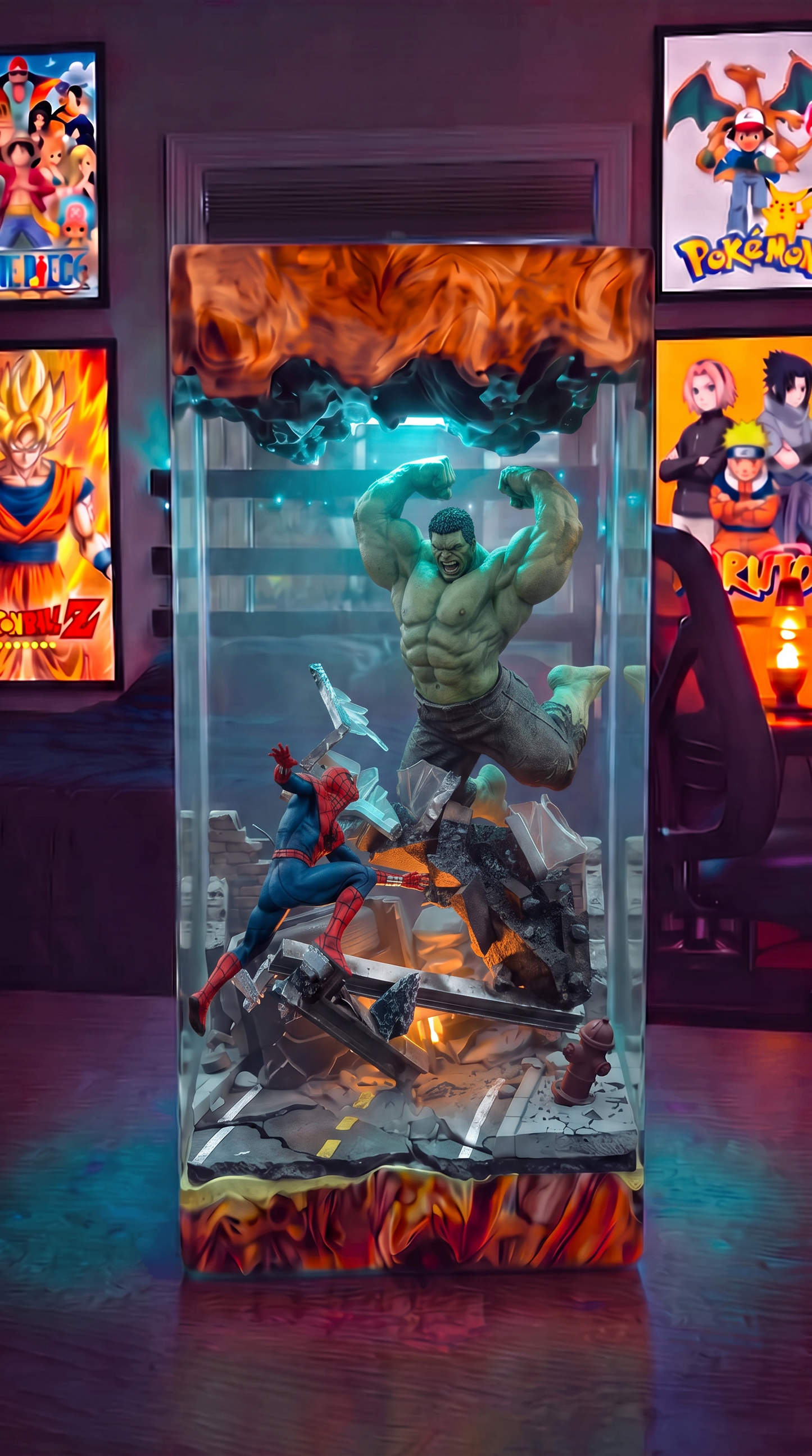 Anime Resin Lamps