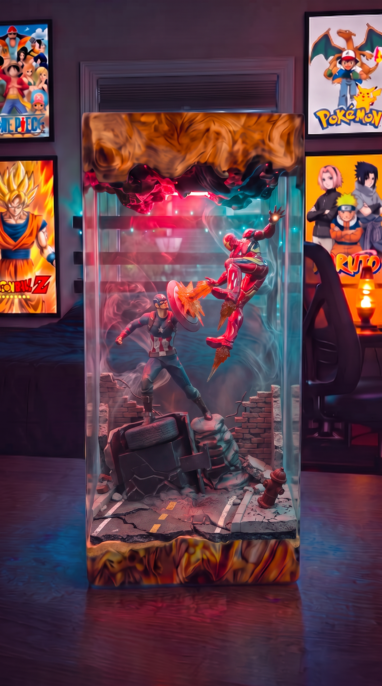 Anime Resin Lamps